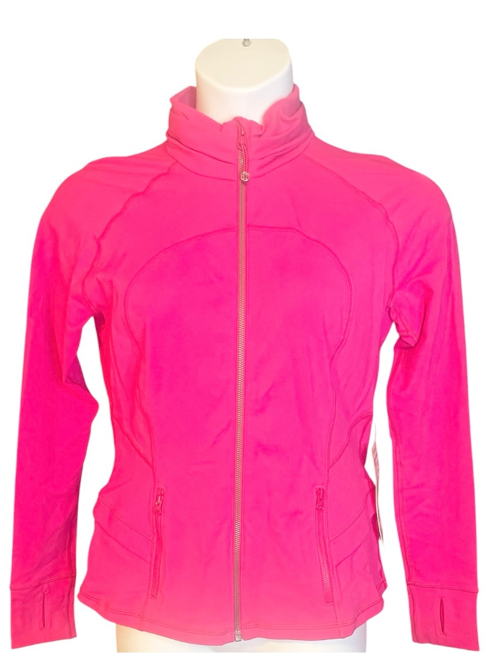 Lululemon Hustle in Your Bustle RARE Jacket Women’s Size 12 Barbie Hot Pink New